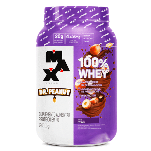 Whey 100% Dr. Peanut 900g Pote Max Titanium