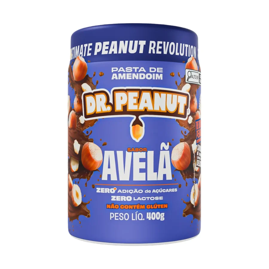 Pasta de Amendoim 400g Contém Lactose Dr. Peanut