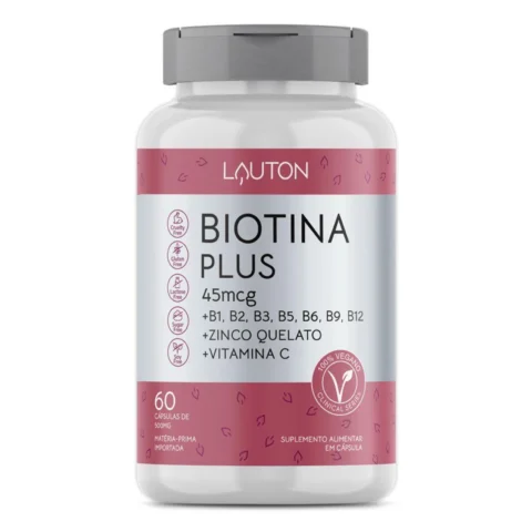 Biotina Plus 60 caps 45mcg Lauton