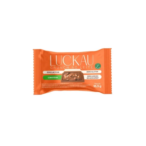 Chocolate Ao Leite Recheado Crunch 16,5g Luckau