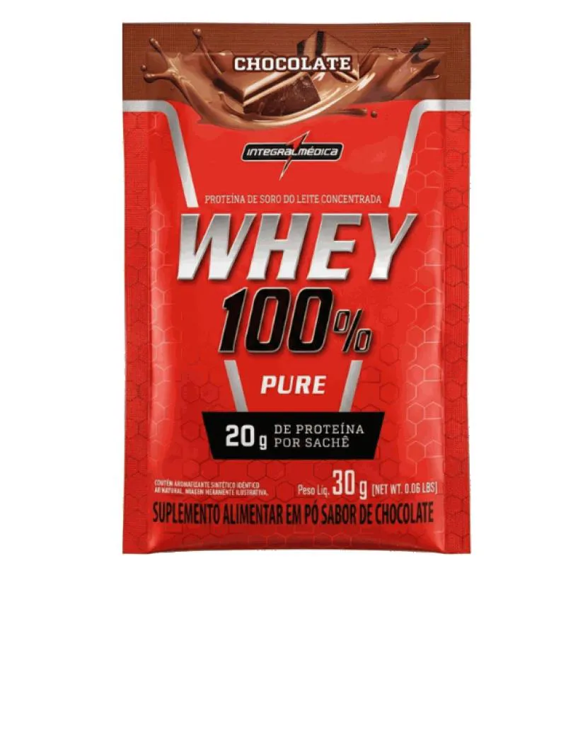 Whey 100% 30g Sachê Integralmédica
