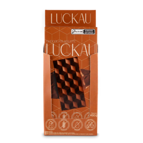 Chocolate Ao Leite 6 un 75g Luckau