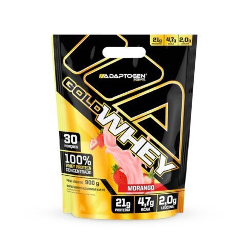 Whey 100% Gold 900g Refil Adaptogen
