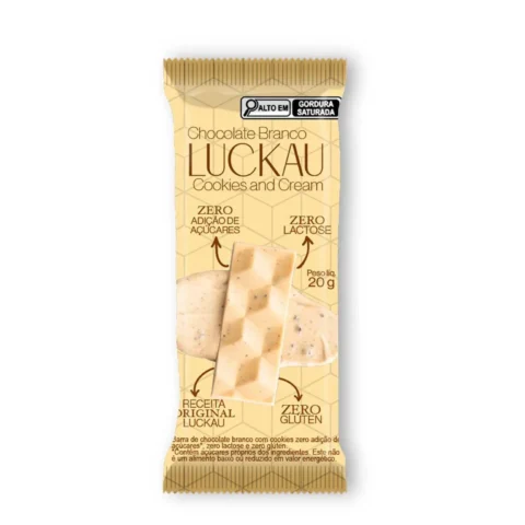 Chocolate Branco 20g Luckau