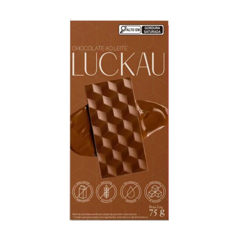 Chocolate Ao Leite 75g Luckau