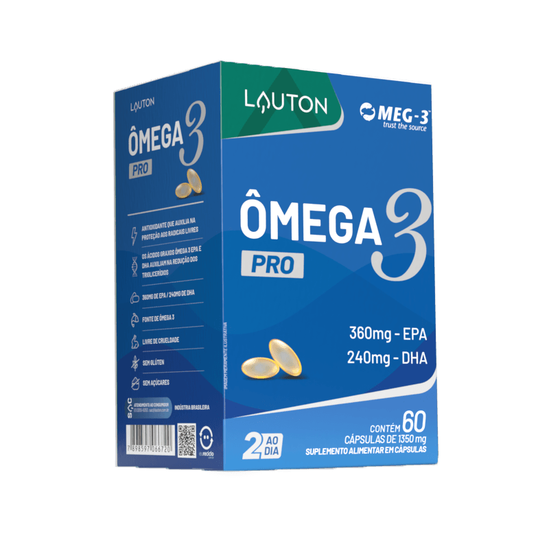 Omega 3 Pro 60 caps 360mg EPA / 240mg DHA Lauton
