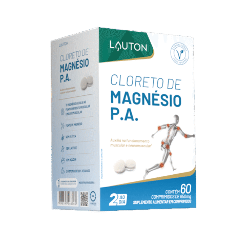 Cloreto de Magnesio 60 caps 600mg Lauton