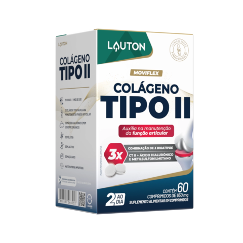 Colageno Tipo Ii 60 caps 500mg Lauton