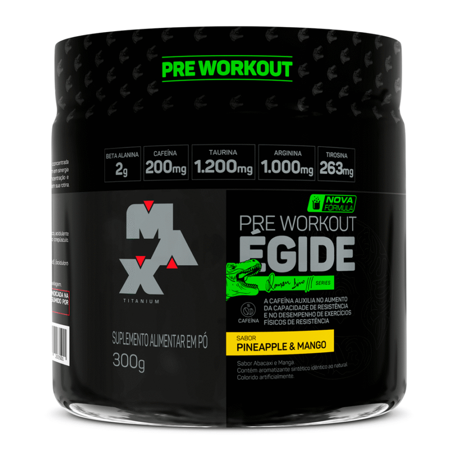 Pré Treino Egide 50 Doses 300g Ramon Dino Max Titanium