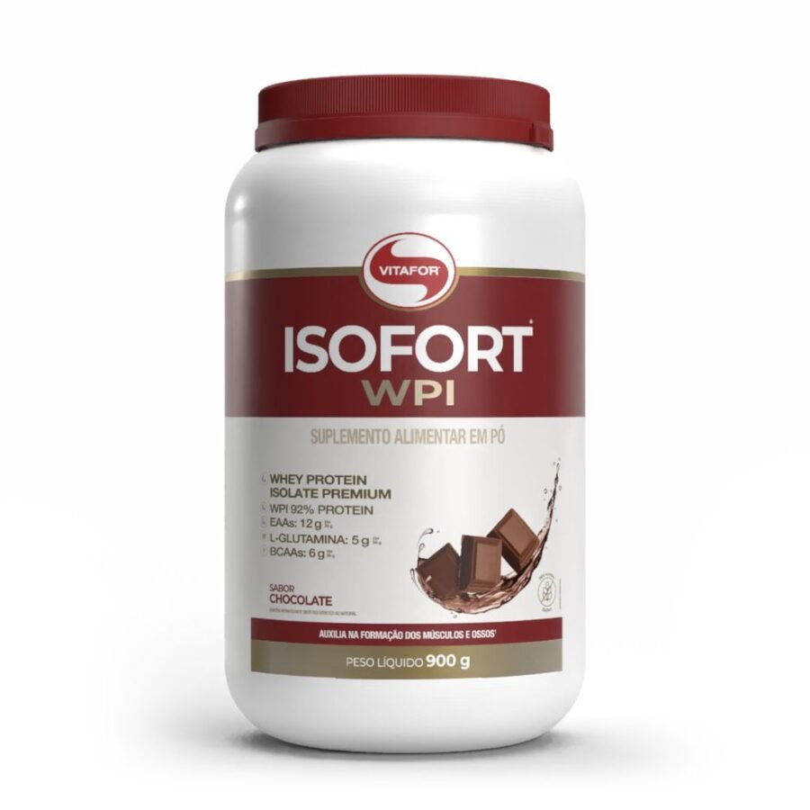 Whey Isolado 900g Pote Vitafor