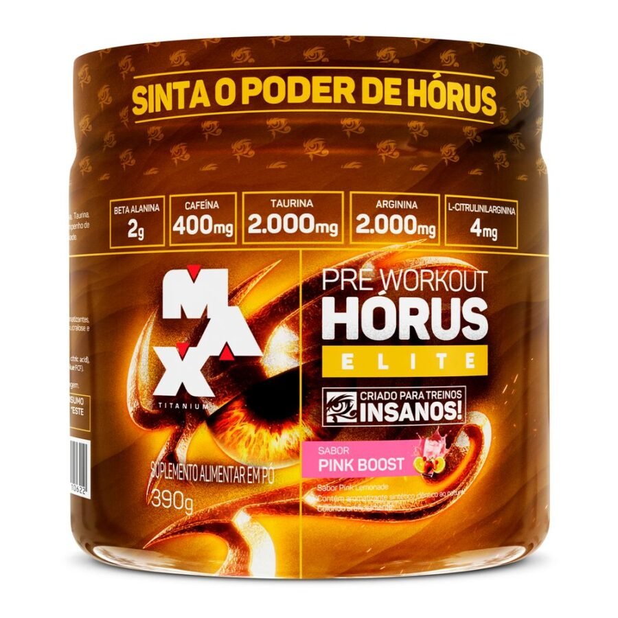 Pré Treino Horus Elite 390g Max Titanium