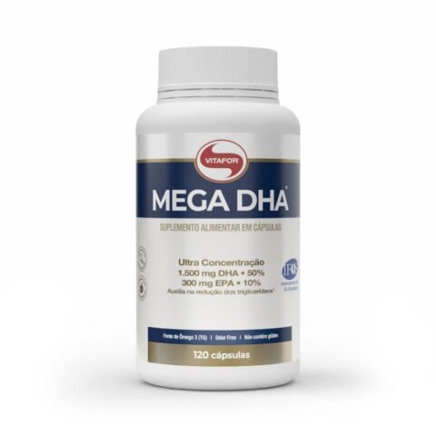 Omega 3 Mega DHA 120 Caps 1500mg DHA / 300mg EPA Vitafor