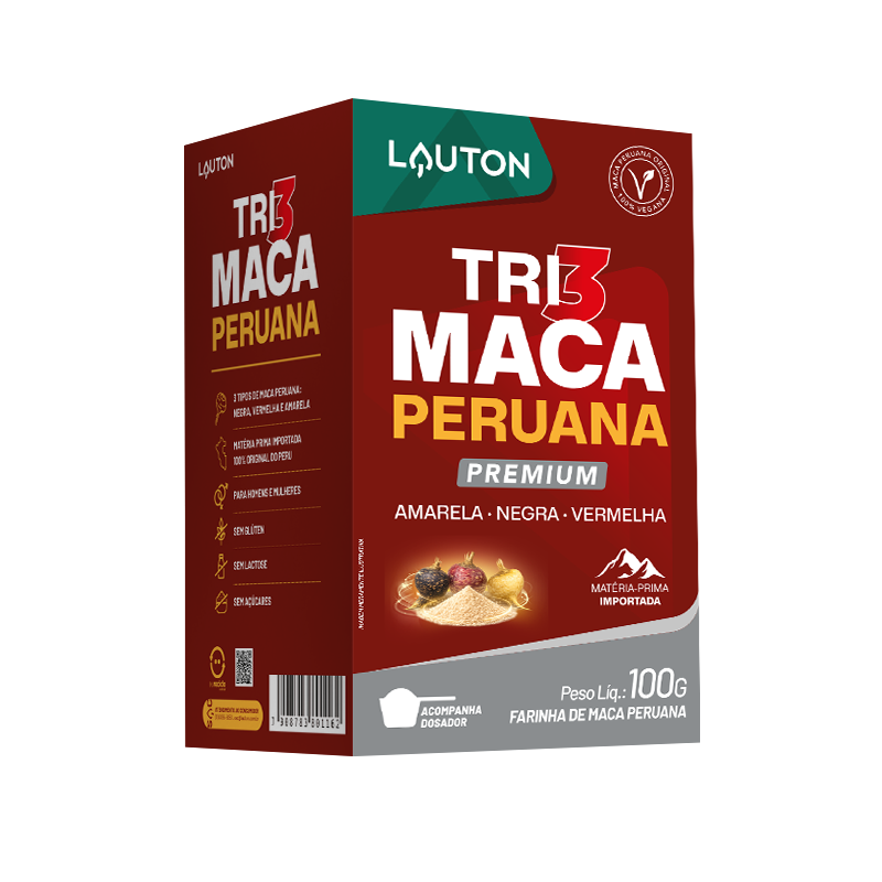 Maca Peruana Premium em Po 100g Lauton