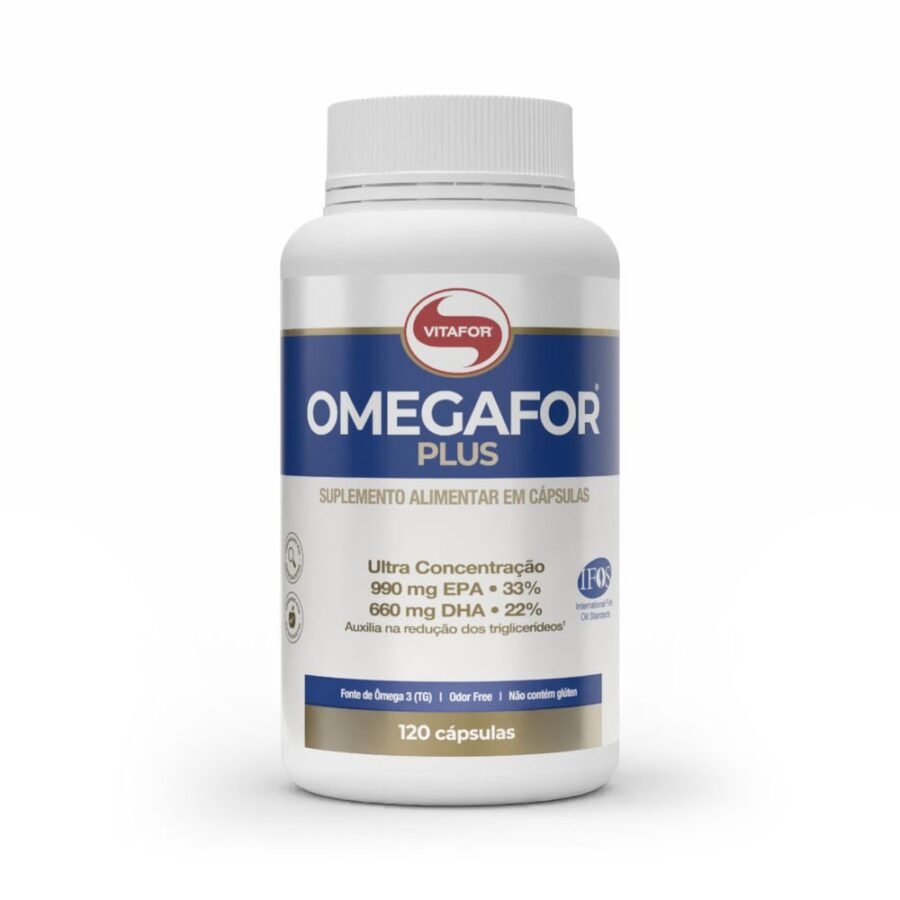 Omega 3 Plus 120 caps 990mg EPA / 660mg DHA Vitafor