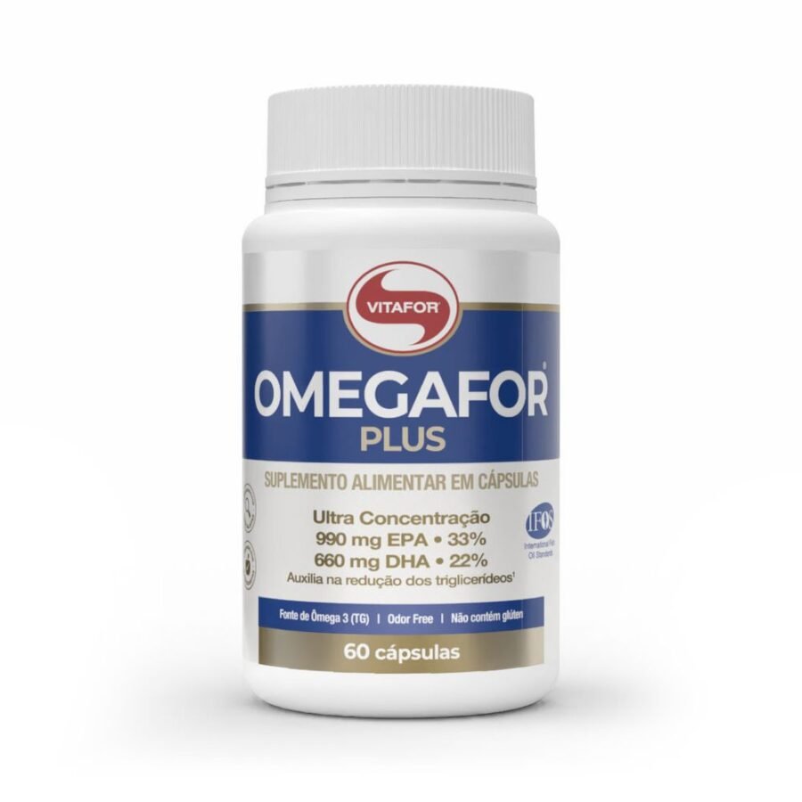 Omega 3 Plus 60 caps 990mg EPA / 660mg DHA Vitafor