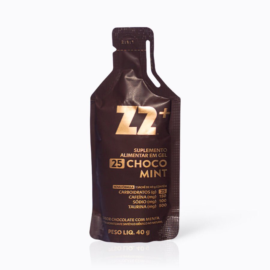 Energy Gel Z2 Plus 10 un 40g Z2 Foods Choco Mint