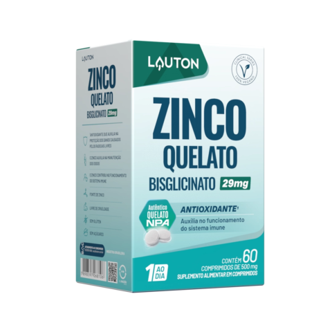 Zinco Quelado 60 caps Lauton