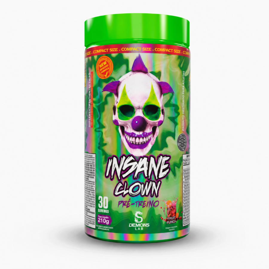 Pré Treino Insane Clown 210g Demons Lab