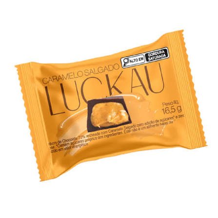 Bombom Recheado Choc 70% Cacau 16,5g Luckau
