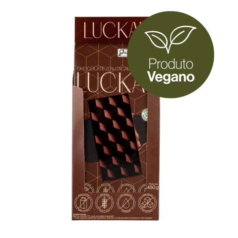 Chocolate 70% Cacau 6 un 75g Luckau